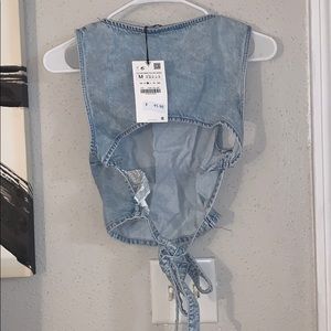 Denim top